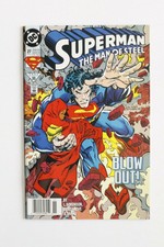 SUPERMAN THE MAN OF STEEL # 27  NEWSSTAND EDITION   DC COMICS 1993  NM