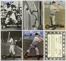 1995 Front Row Premium All Time Great Signatures George Kell Auto 5 Card Set COA