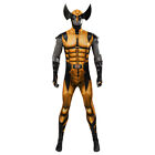 Superhero Wolverine Printed Jumpsuit Outfits Costume Cosplay Halloween