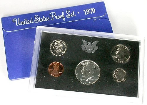 (1) 1970 S " Small Date " Cent - United States Proof Set in Original Box - Image 1 of 1