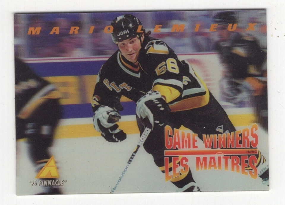 1995-96 PINNACLE McDONALD'S GAME WINNERS MARIO LEMIEUX PENGUINS #MCD15 - Image 1 of 1