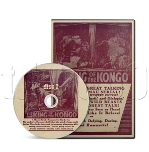 The King of the Kongo (1929) Mascot Movie Serial Cliffhanger (2 x DVD) - Imagen 1 de 3