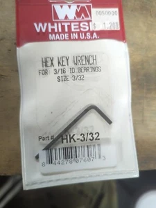 Whiteside Hex Key HK-3/32 - Picture 1 of 1