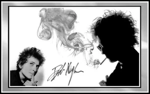 Bob Dylan, Cotton Canvas Image set on A Background - Limited Edition (BD-12) - Picture 1 of 1