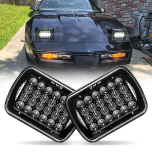 Halo 2PCS 5X7'' / 7X6" Inch LED Headlights for Chevrolet Corvette C4 /1984-1996 - Picture 1 of 13