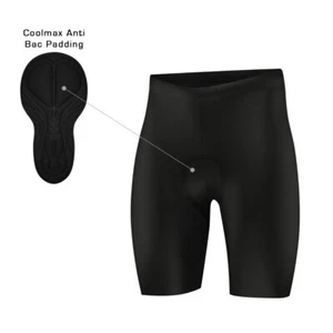 Mens Cycling Shorts 3D Anti-Bac Padding UNISEX MTB Bike Shorts M-XL LINER SHORT - Picture 1 of 2