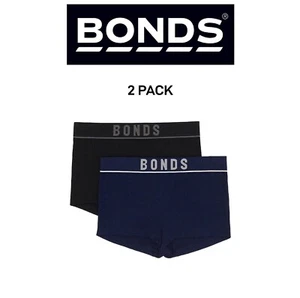Bonds Girls Original Rib Shortie Soft Stretchy Ultimate Comfort 2 Pack UWLL2A - Picture 1 of 3