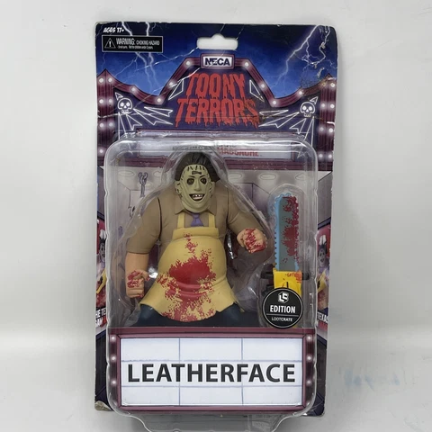 Neca Toony Terrors Texas Chainsaw Massacre Leatherface LootCrate Edtion Bloody Cover