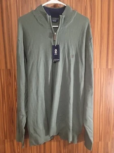 New With Tags! Izod Dark Green Pullover Mens Sz XXL - Picture 1 of 6