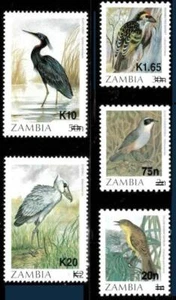 👉 ZAMBIA 1987 BIRDS SC#388-92 MNH ** WOODPECKER - Picture 1 of 1
