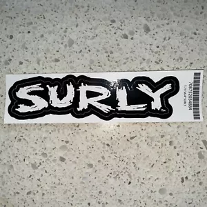 6.4" x 1.75" SURLY BIKES - Bike RACING BIKE FRAME STICKER DECAL - Picture 1 of 3