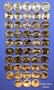 2010 - 2021 ATB National Park 112 P&D Uncirculated Quarter COMPLETE Set - Picture 1 of 12