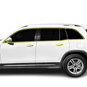 Fits Mercedes-Benz GLB 2020+ Side Chrome Delete Decal Blackout Vinyl Film Trim - Picture 1 of 7