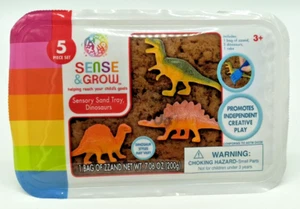 Sense & Grow Sensory Sand Tray Dinosaurs 5 Piece Set FREE Shipping! - Picture 1 of 2