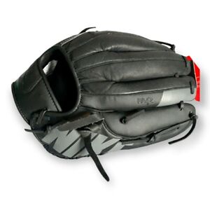 Nike MVP Edge Fielders Glove 12 Inches BF1727 LHT Black and Gray New with Tags