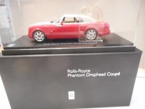 Kyosho 05532ER Rolls-Royce Phantom Drophead Coupe English Red  1:43 + box - Picture 1 of 11