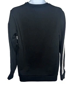 Adidas Men's 3 Stripe Crewneck Long Sleeve Pullover Fleece Sweatshirt *U Choose* - Picture 1 of 6