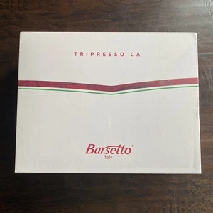 New Box Barsetto Tripresso Espresso Coffee Maker w/Hard Travel Case Good Gift - Picture 1 of 3