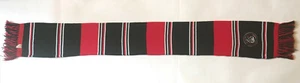 MILAN FOSSA DEI LEONI RAYAS NEGRAS VINTAGE SCARF SCIARPA SJAAL ECHARPE ULTRAS MI - Imagen 1 de 2