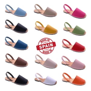 Avarcas Menorquinas Sandales en Cuir Espagne pour Femme Taille 36 37 38 39 40 41