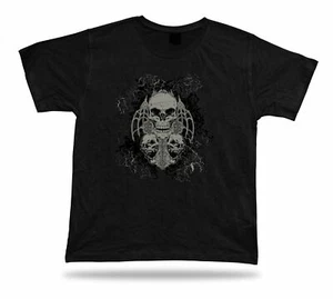 Tshirt Tee Shirt Birthday Gift Idea No Faith Skull Death Gothic Creepy Weird - Picture 1 of 8