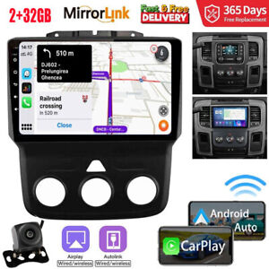 Carplay For Dodge Ram 1500 2500 3500 2013-2018 Android 12 Car Stereo Radio GPS-M