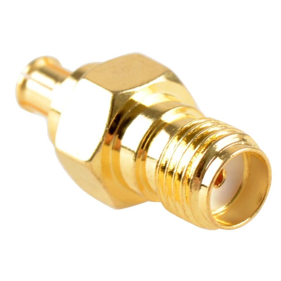 Straight RF Coaxial Adapter Connector Converter SMA Female To MCX Male Plug - Image 1 of 3