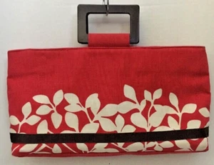 Victoria's Secret kleine rote Canvas-Einkaufstasche 13 Zoll x 10 Zoll - Bild 1 von 3