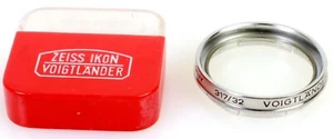 Zeiss Ikon Voigtlander 32mm UV 317/32 Push On Objektiv Filter mit Etui Neu aus altem Lagerbestand - Bild 1 von 3
