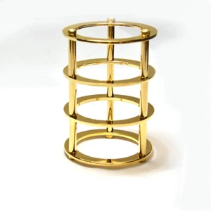 87*60mm Gold Vacuum Tube Guard Protector Cover Fr EL34 6L6 6L6GC 5881 Audio Amp - Picture 1 of 4