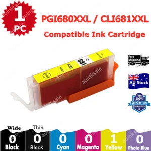 1X Compatible Ink CLI681XXL CLI681XL Yellow For Canon PIXMA TS8360 Printer - Picture 1 of 2