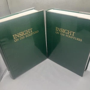 Insight on the Scriptures 2 Volume Complete Set 1988 Watchtower Bible Hardcover! - Picture 1 of 18