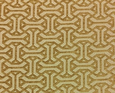 BALLARD DESIGNS GARSON DIJON YELLOW CREAM FURNITURE CHENILLE FABRIC BY YARD 54"W - Image 1 of 4