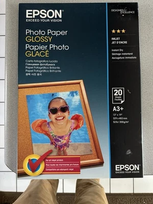 Epson Photo Paper A3+ 13”X 19”20 Sheets Brand New - Image 1 of 2