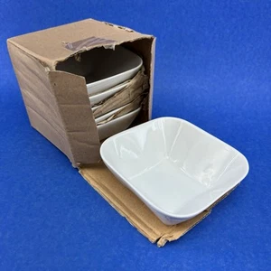 Alessi for Delta Airlines New Box/6 White Porcelain Bowls 4.25” Italy 0442–06434 - Picture 1 of 9