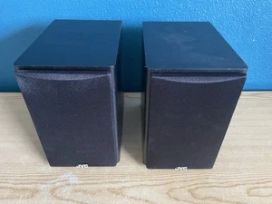 JVC MICRO UX-D750 Bookshelf Pair Speakers - Black - Vintage - Picture 1 of 15