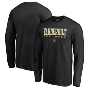 Camiseta de fútbol manga larga negra Vanderbilt Commodores Team Unity para hombre - Imagen 1 de 3