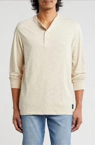 Scotch & Soda Amsterdam Manga Larga Tejido Henley Hombre Medio Beige Claro - Imagen 1 de 11