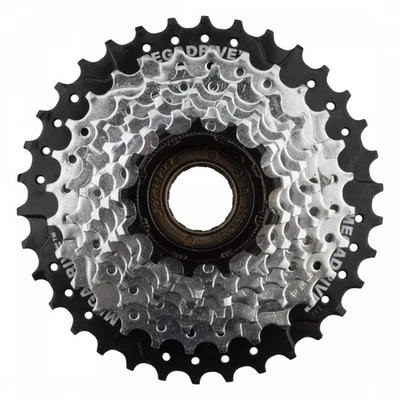 Sunrace MFM56 8-Speed Freewheel 13-34T, HG Coated Gear for Mountain & Road Bikes - Image 1 of 2
