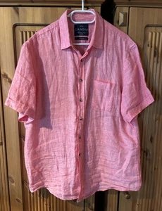 Herrenhemd LEINEN , ROSA, C&A , CANDA , L , 41/42 - Bild 1 von 4