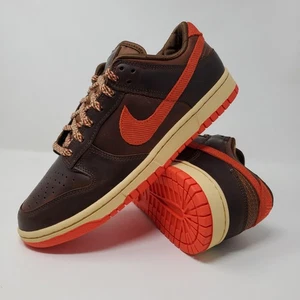 Nike Dunk Low Retro Mens Size 9 Light British Brown/Picante Red HQ3448-262 - Picture 1 of 11