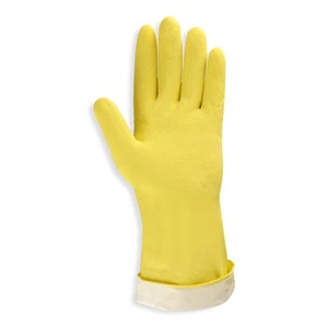Cordova Safety 4259R Yellow Flock-Lined Latex Gloves Size 9 Large (12 pair) - Picture 1 of 1