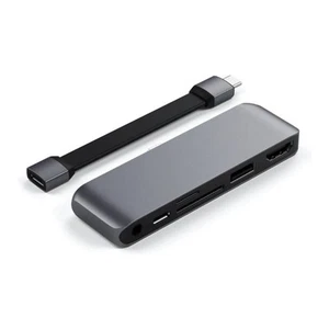 Satechi, USB-C Hub für iPad M1 Mobile Pro SD, Grau - Bild 1 von 5