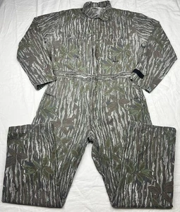 Vintage Walls Realtree Hunting Camo Camouflage Coveralls USA Men’s L Tall   - Picture 1 of 20