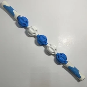 Addaday A2 Stick Massage Roller 22 1/2" Massager Blue & White - Picture 1 of 4