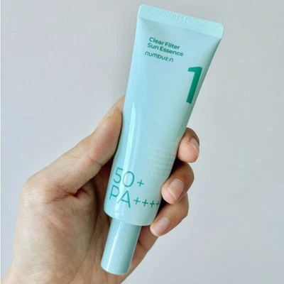 NUMBUZIN No.1 Clear Filter Water Sunscreen 50ml SPF50+ PA++++ Sun Essence NEW - Image 1 of 4