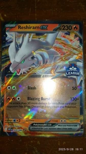 Pokemon Juego de Cartas Coleccionables Reshiram Ex Great Ball League Campeón Promo 020/086 Inglés - Imagen 1 de 2