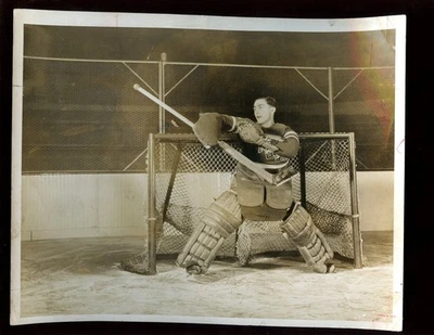 Original 10-16-1941 Jim Henry New York Rangers Goalie Culver 8 X 10 Wire Photo - Image 1 of 2