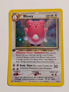 Pokémon TCG Blissey 2/64  Neo Revelation  Holo Rare 1st Edition   NM SWIRL - Picture 1 of 2