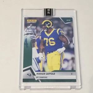 2018 Panini Instant Green #392 Roger Saffold Los Angeles Rams NFC Champs #7/10 - Picture 1 of 2